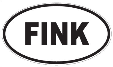FINK - Oval Sticker