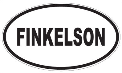 FINKELSON - Oval Magnet
