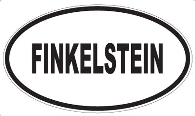 FINKELSTEIN - Oval Magnet