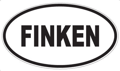 FINKEN - Oval Magnet