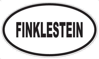 FINKLESTEIN - Oval Magnet