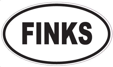 FINKS - Oval Magnet