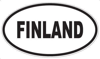 FINLAND - Oval Magnet