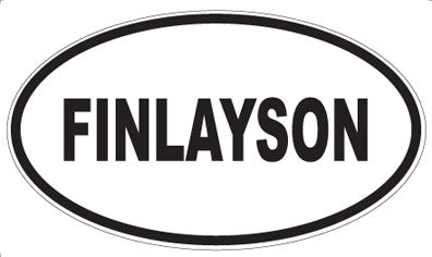 FINLAYSON - Oval Sticker