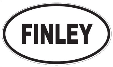 FINLEY - Oval Magnet