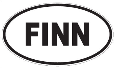 FINN - Oval Sticker