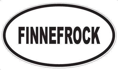 FINNEFROCK - Oval Sticker