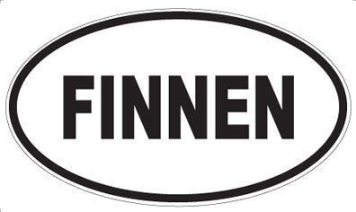 FINNEN - Oval Sticker