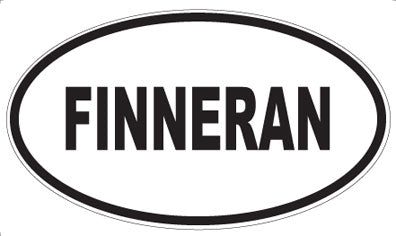 FINNERAN - Oval Sticker