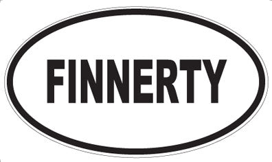 FINNERTY - Oval Magnet