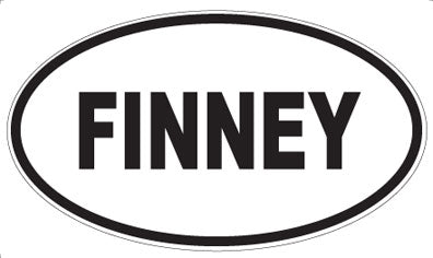 FINNEY - Oval Magnet