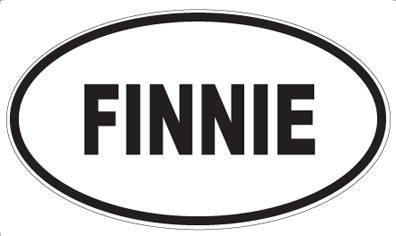 FINNIE - Oval Magnet