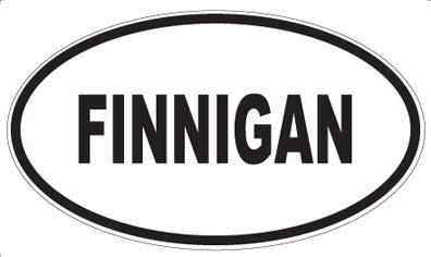 FINNIGAN - Oval Magnet