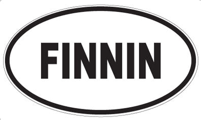FINNIN - Oval Magnet