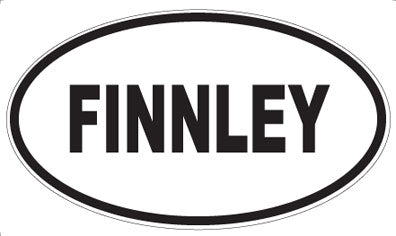 FINNLEY - Oval Sticker