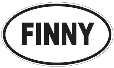FINNY - Oval Magnet