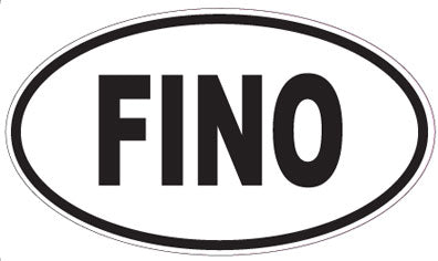 FINO - Oval Sticker