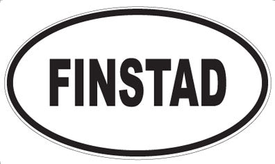 FINSTAD - Oval Magnet