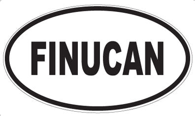 FINUCAN - Oval Magnet