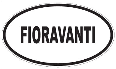 FIORAVANTI - Oval Sticker