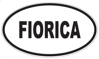 FIORICA - Oval Sticker