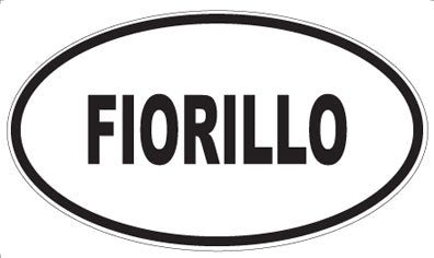 FIORILLO - Oval Magnet
