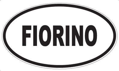 FIORINO - Oval Sticker