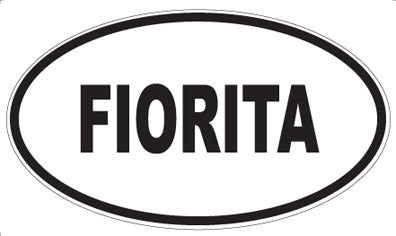 FIORITA - Oval Sticker