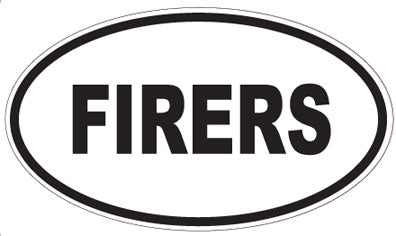 FIRERS - Oval Sticker