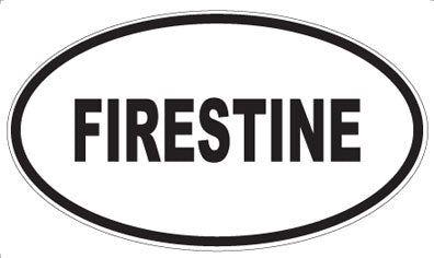 FIRESTINE - Oval Magnet