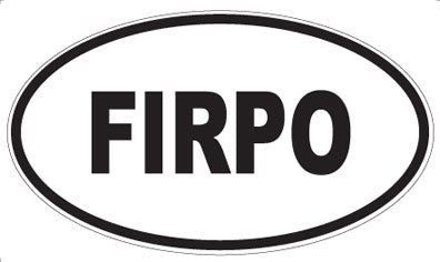 FIRPO - Oval Sticker