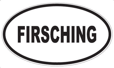 FIRSCHING - Oval Sticker
