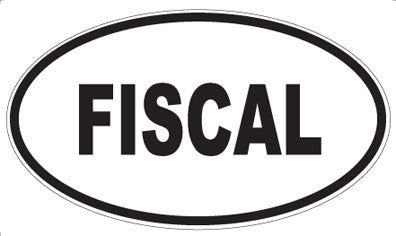 FISCAL - Oval Magnet