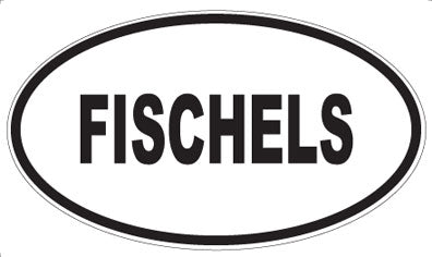 FISCHELS - Oval Sticker