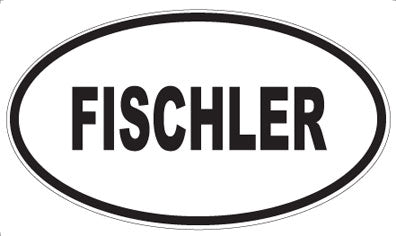 FISCHLER - Oval Sticker