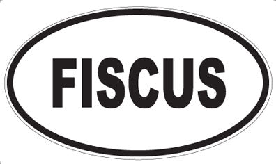 FISCUS - Oval Sticker