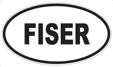 FISER - Oval Sticker