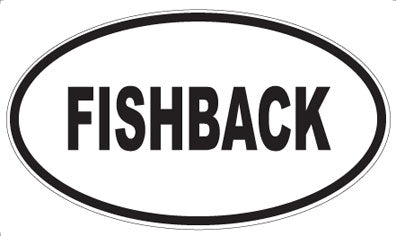 FISHBACK - Oval Magnet