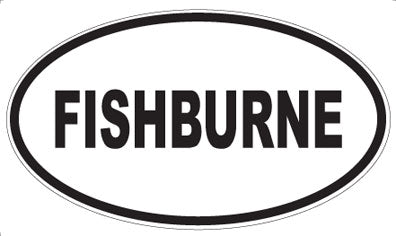 FISHBURNE - Oval Magnet