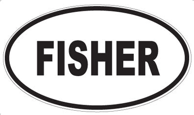 FISHER - Oval Magnet