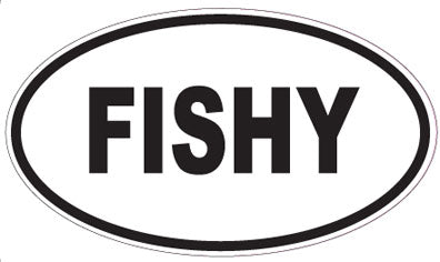 FISHY - Oval Magnet