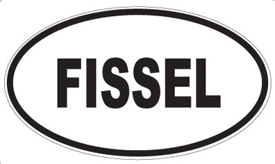 FISSEL - Oval Sticker