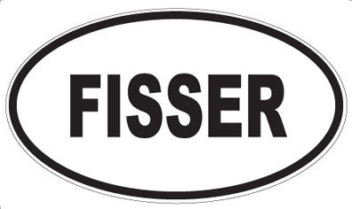 FISSER - Oval Sticker