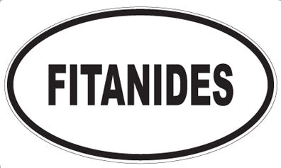FITANIDES - Oval Sticker