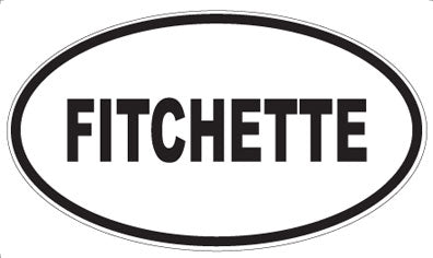 FITCHETTE - Oval Magnet