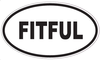 FITFUL - Oval Sticker