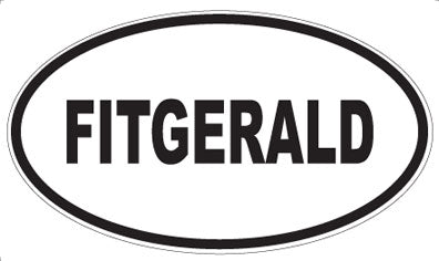 FITGERALD - Oval Magnet