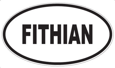 FITHIAN - Oval Sticker