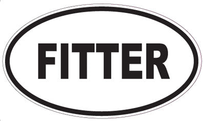 FITTER - Oval Sticker