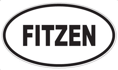 FITZEN - Oval Sticker